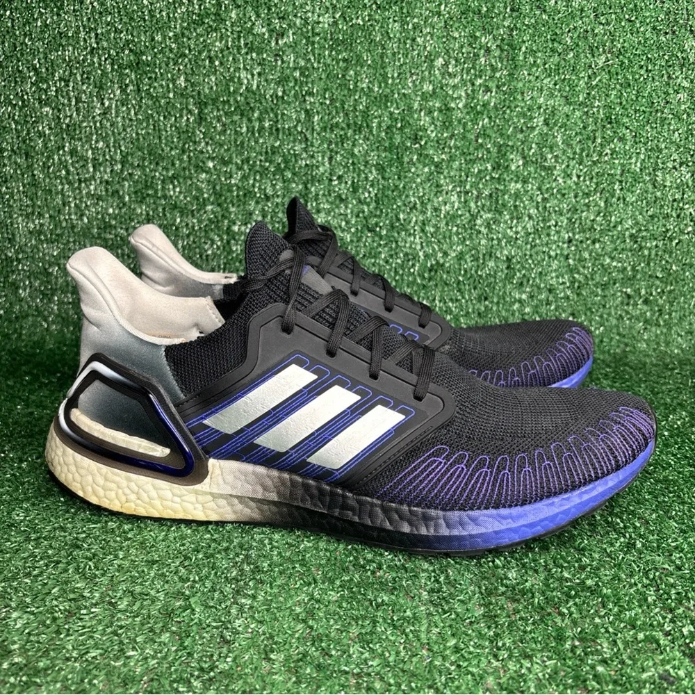 Adidas Mens‎ Ultra Boost 20 FV0033 Black Running Shoes Sneakers Size 12.5